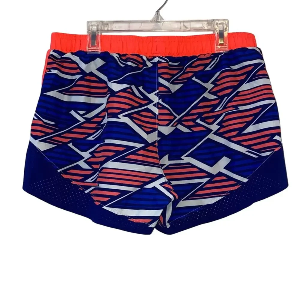Under Armour Youth XL Athletic‎ Shorts Blue Orange Running Gym Lightweight Girls
